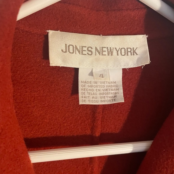 Beautiful Jones NY wool rust colored jacket. 4 - Picture 3 of 4